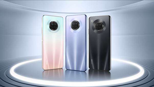 Huawei Y9a, tres colores