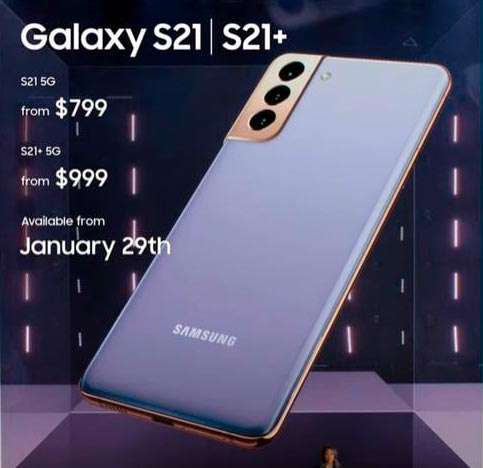 Galaxy S21 precio en dólares