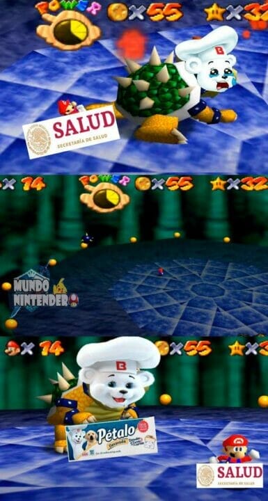 Meme Super Mario 64, versión Bimbo