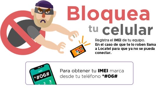 Bloquea tu celular por IMEI en CDMX y Locatel