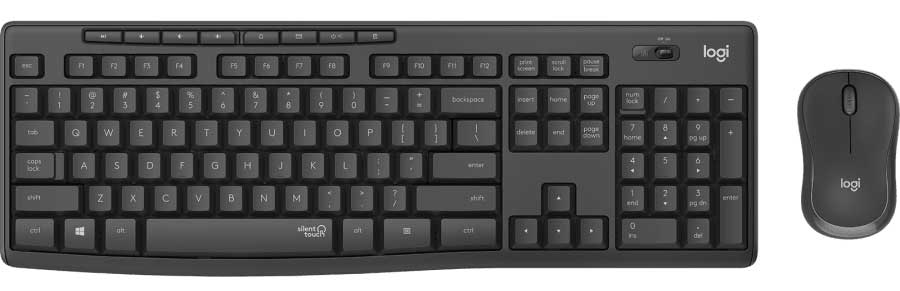 mouse y teclado MK295 Silent Wireles de Logitech