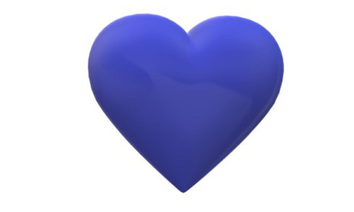Significado del corazón Azul