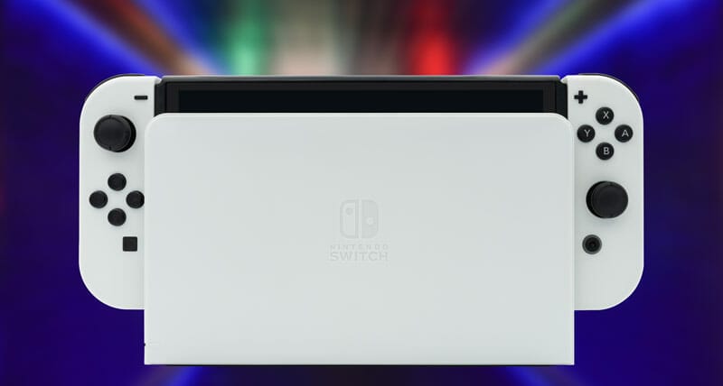 Nintendo Switch Oled, color Blanco.