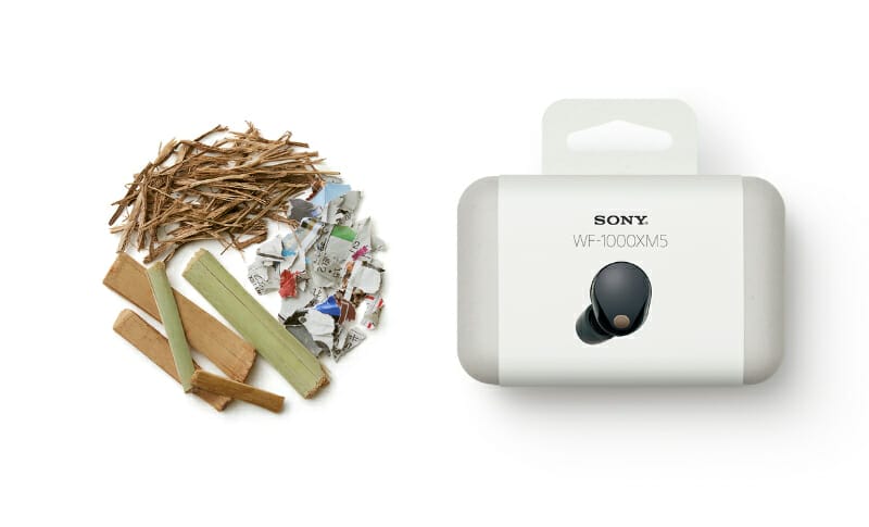 Audífonos WF-1000XM5 de Sony al cuidado del medio ambiente