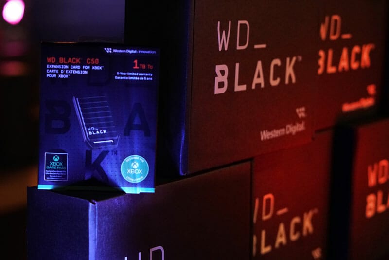caja del WD Black C50